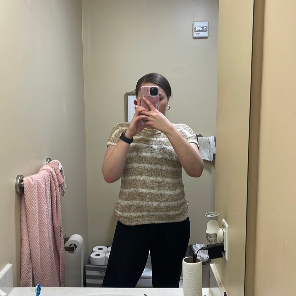 Knitted Short Sleeve Shirt